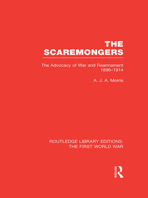 cover image of The Scaremongers (RLE the First World War)